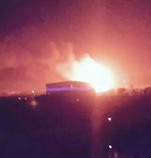 北辰爆炸現場
